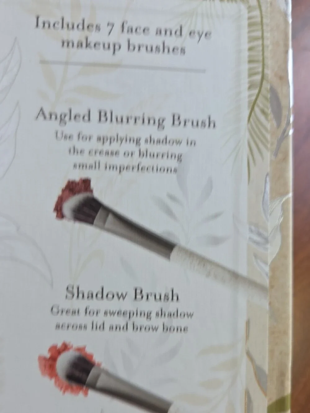 Face & Eye Brush Set — Beige